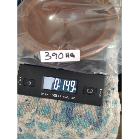 Smokey Mountain Pottery Ring Holder Apple Baker Brown Glaze Handmade makers mark - Picture 7 of 7